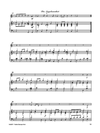 Festive Baroque - Partition - Cor